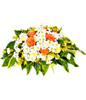 Roses With White Daisy And Greens 