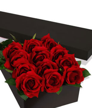 12 Long Stem Premium Rose Bouquet