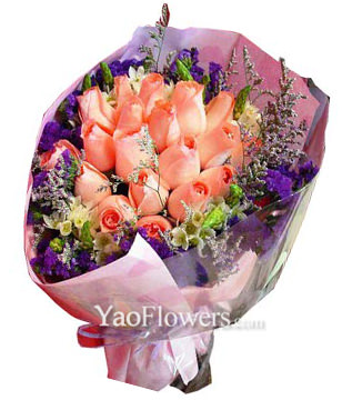 19 Pink Roses