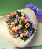 16 Pink Roses