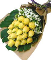 18 Yellow Roses