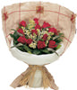 12 Red Rose, White Veronica, Lilac, Salal
