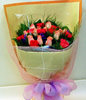 12 Red Carnations,10 Pink Roses