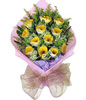 12 Yellow Gerberas Daisies