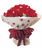 99 Red Roses, Ammi Majus & Greens 