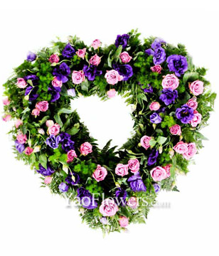 Assortment Of Flowers In Purple Hues 