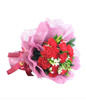 Bouquet of 12 Red Carnations