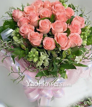 20 Pink roses