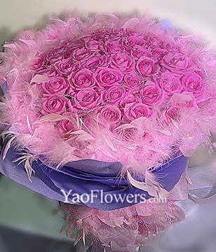 99 Purple roses