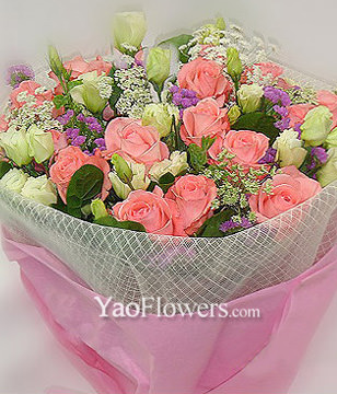 21 Pink roses