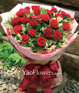 22 Red roses