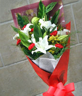 10 Carnations and lilium