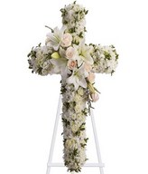 White flowers.Easel not included.