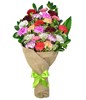 Two dozen bright and cheery carnations
