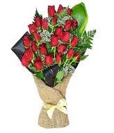 Two dozen red roses