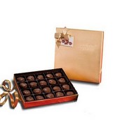 Chocolate blend of crunchy pecans, soft buttery caramel and more.
