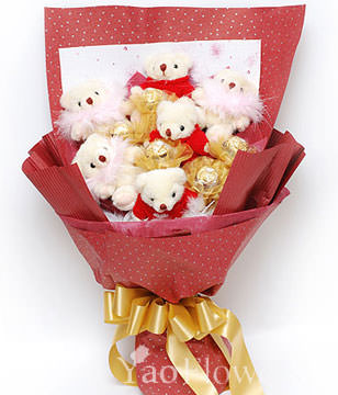 6 Bears,5 cholocates