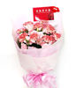 9 Mixed Carnations,Green leaves