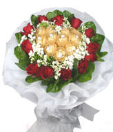 11 Red roses,11 cholocates