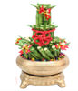 FENGSHUI PLANTS,GONG XI FA CAI PLANTS,Wealth opened games bamboo.40CMX30CM