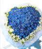99 Blue Roses,Heart-Shaped