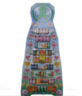 Sympathy and Funeral,9-layer Tin Tower. 200cmX55cm