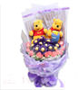 11 Diana Roses,11 Cholocates,1 pair of bears