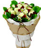 Red rose 13. White rose 20. Narcissus lily.