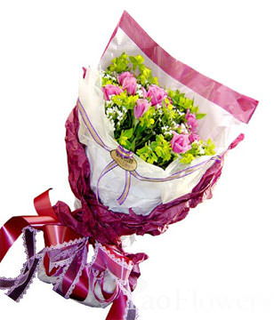 15 Purple roses