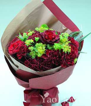 Carnation, rose ,Thank you.
