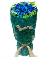 Bright color blue rose 15. Remote mountain cherry