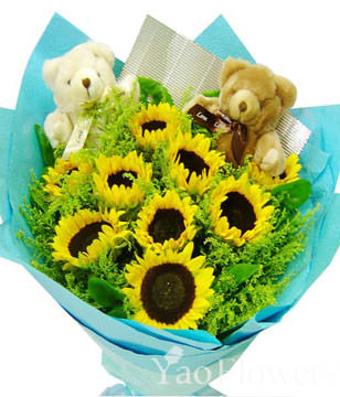 Sunflower 9. Unicorn grass,2 bears