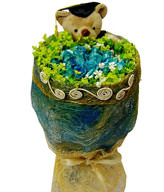 Bright color blue rose 20. Remote mountain cherry,Bear