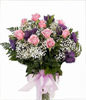 12 pink roses