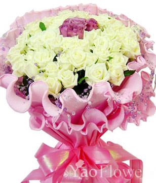 66 Pink,White Roses