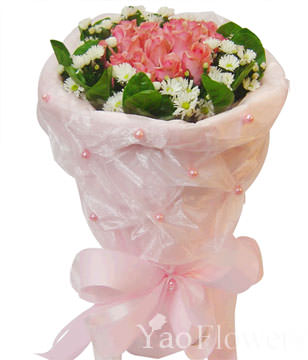 20 Pink roses