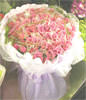 99 Pink Roses,W: 50× H: 50× H: 90 CM