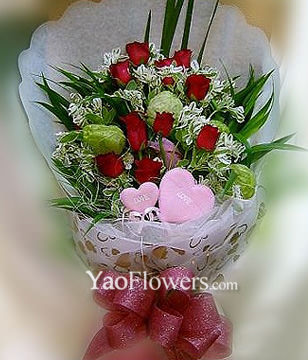 10 Red roses