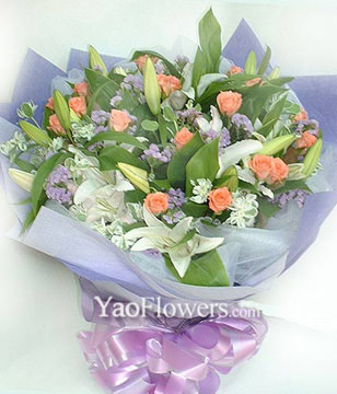 20 Daina roses,10 lilium