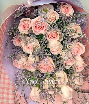 20 Pink roses