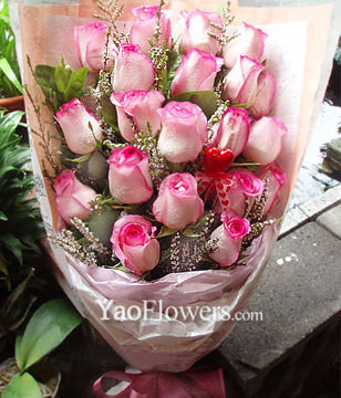 20 Pink roses