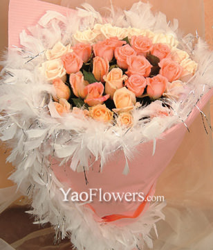 24 Pink roses (Two Dozens Of Roses)