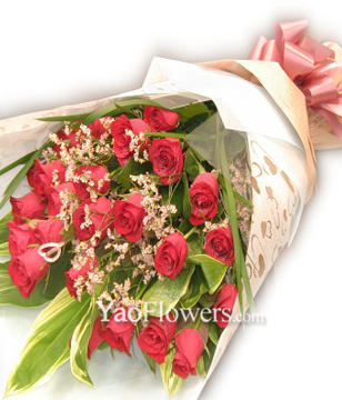 24 Red Roses (2 dozens of roses)