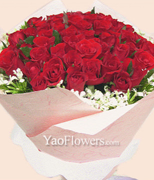 56 Red roses
