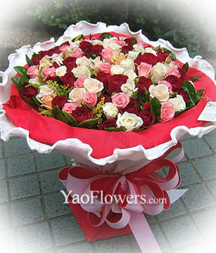 99 Mixed roses