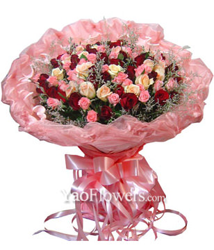 99 Mixed roses