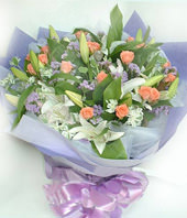 20 Daina roses,10 lilium