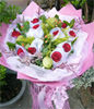 12 Imported red roses