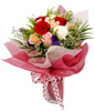 12 Mixed Roses Hand Bouquet 