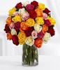 Three Dozen Rainbow Roses